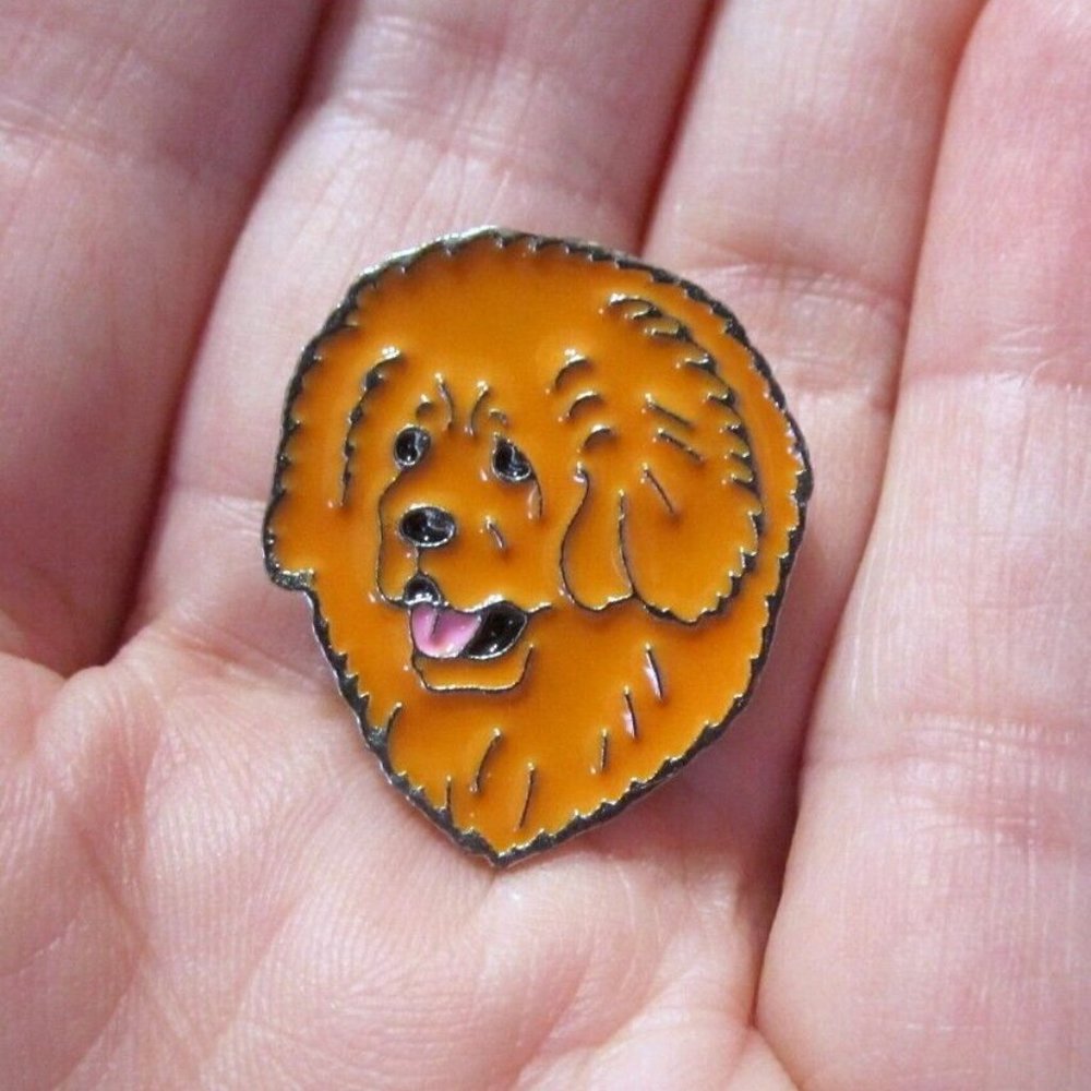 Newfoundland Pin Dog~Hard Enamel